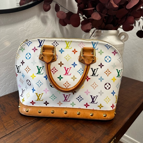 Louis Vuitton Multicolor AlmaPM  Murakami Satchel Handbag - Picture 3 of 9